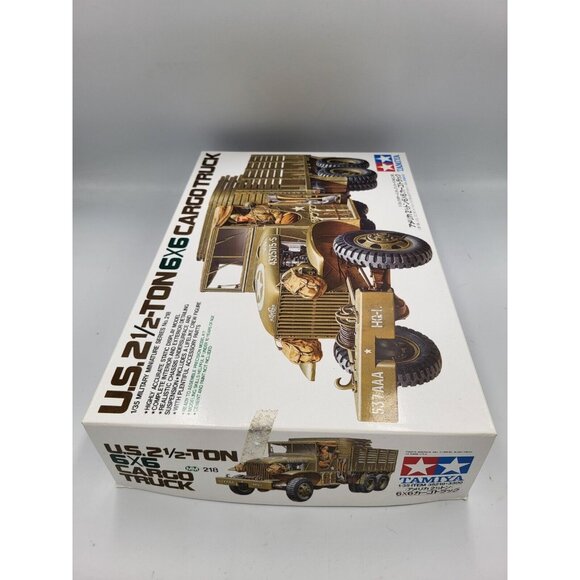 US Army 2 1/2 Ton 6X6 Cargo Truck, WWII, 1/35 Tamiya No.218, 1:35 MO3 NIB - Picture 5 of 6